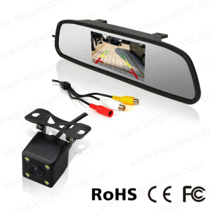 4.3 Inch Mirror Monitor Car Rear View Parking System